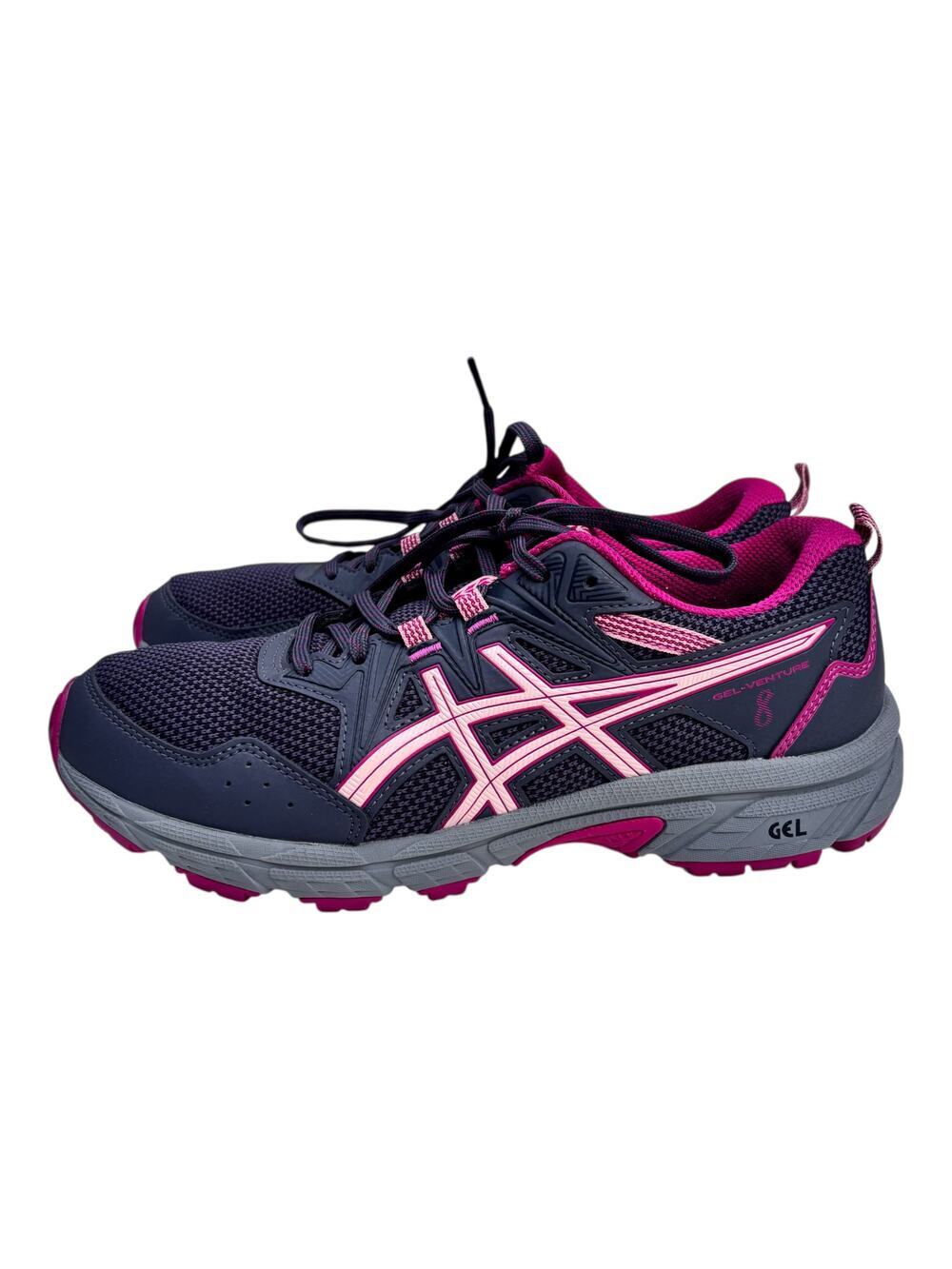 Asics Gel-Venture 8 GS Carrier Grey / Breeze Trail Running Sneakers Size 8